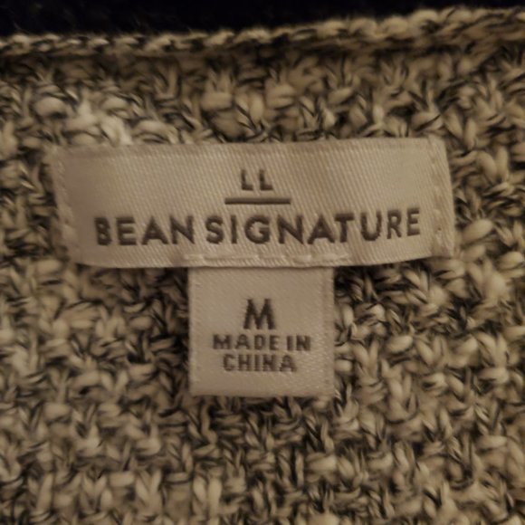 LL BEAN SIGNATURE COTTON LINEN L/S CARDIGAN-NWOT - Picture 5 of 7